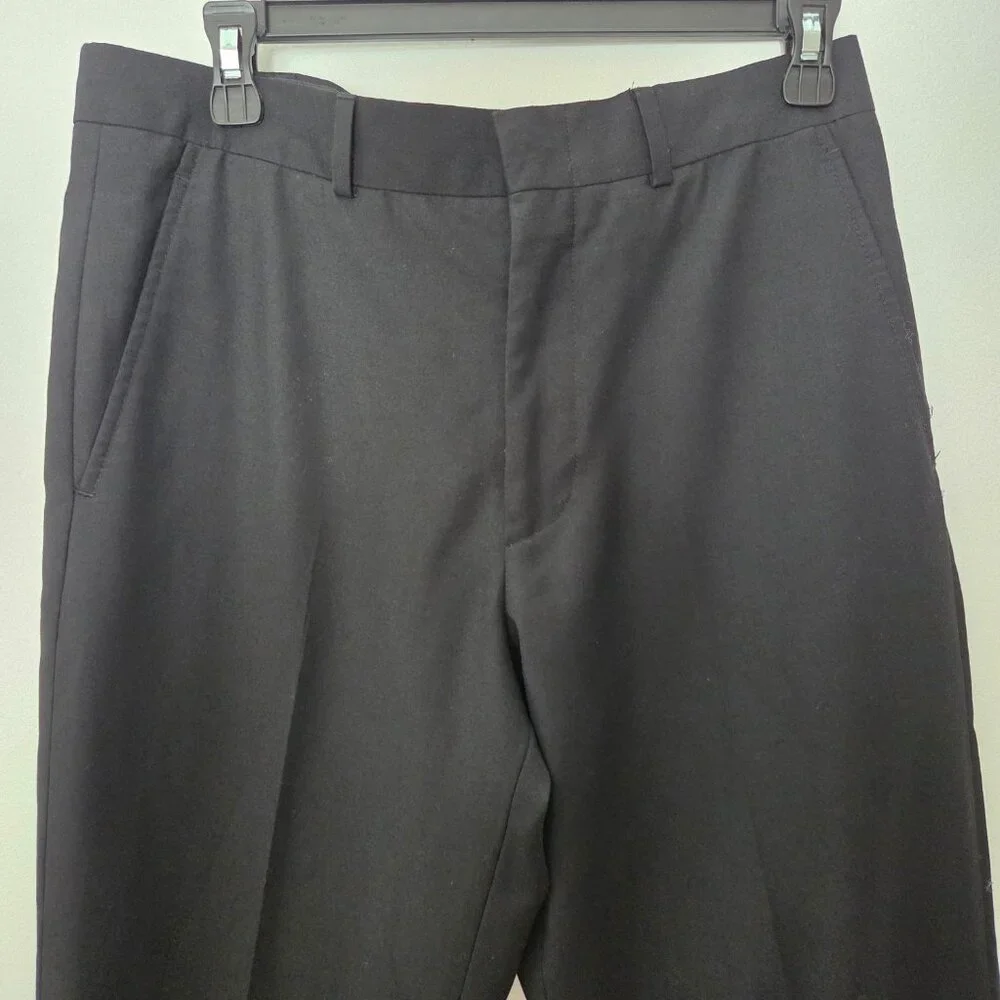 KENNETH COLE REACTION Dress Pants Black Men's Size 32W 32L